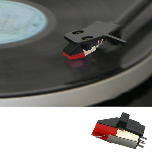 Fonógrafo giradiscos con doble imán móvil, reproductor de discos de vinilo estéreo, aguja táctil, capacidad de seguimiento de sonido más delicada, 51BE