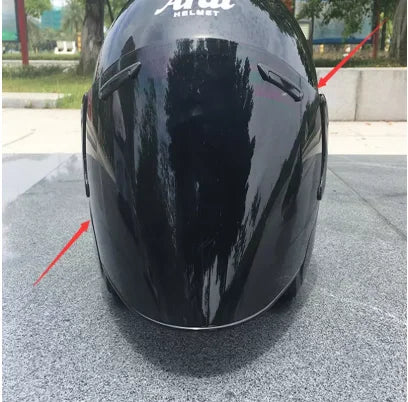 Casco Medio de motocicleta, ajuste del Visor para Ar, lente de casco de moto con Color claro, negro, humo y arcoíris, a elegir t