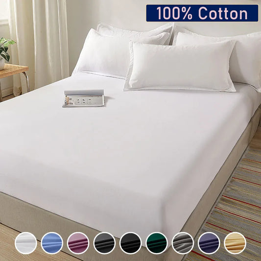 Funda de colchón de Color sólido para cama individual