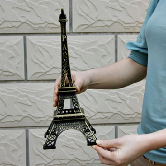 Torre Effiel de París, adorno decorativo de Metal de escritorio para el hogar